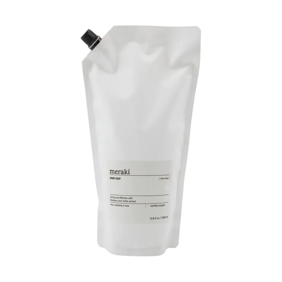 Meraki handtvål refill 1000 ml, Linen dew Meraki