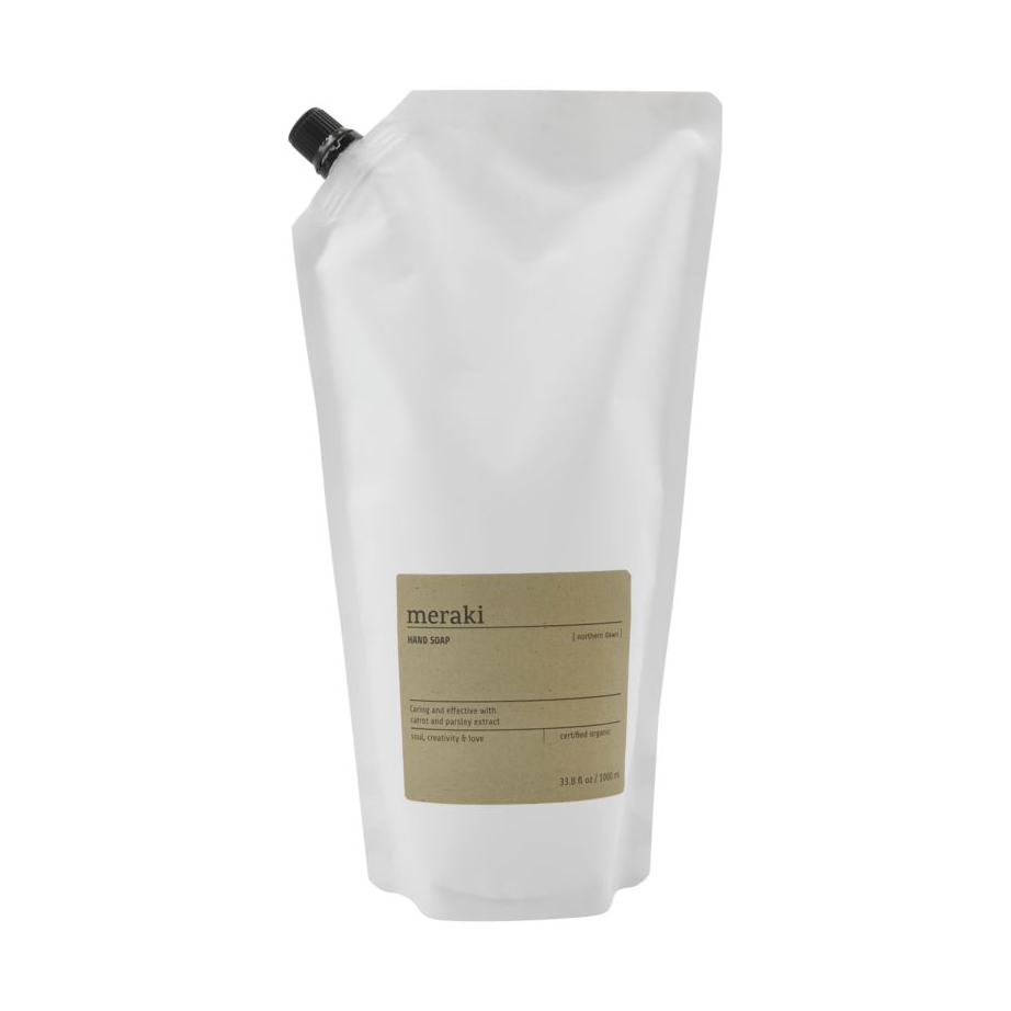 Meraki handtvål refill 1000 ml Northern dawn | Skandinavisk Design | Tvålar & Handkräm | Vit
