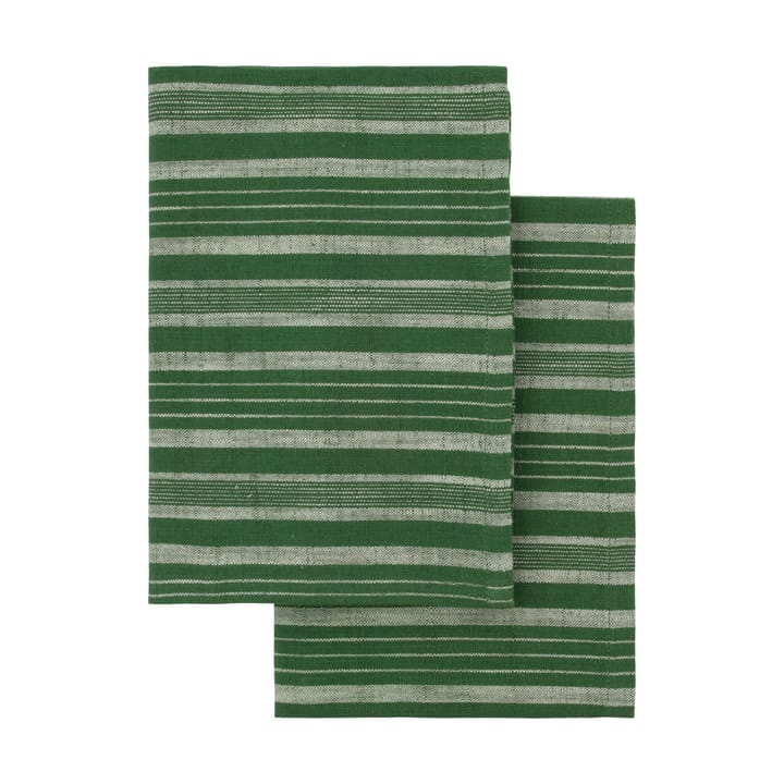 Meraki kökshandduk 50x70 cm 2-pack - Grön - Meraki