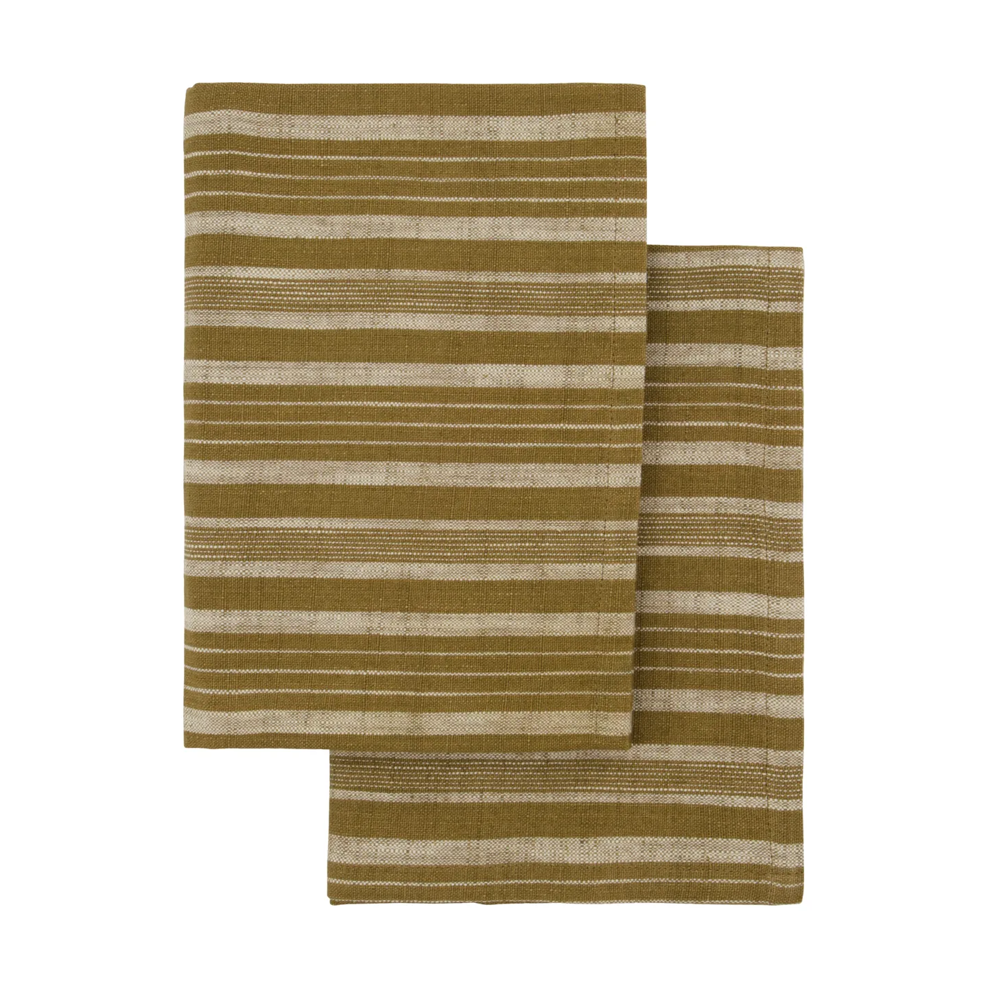 Meraki kökshandduk 50x70 cm 2-pack, Mörk oliv Meraki