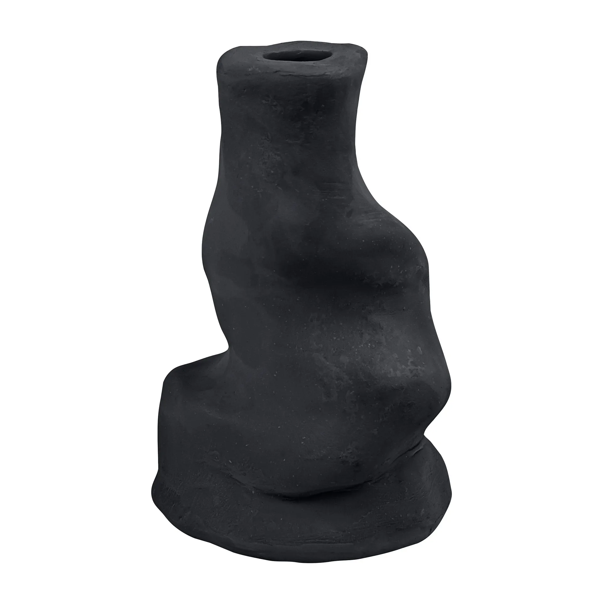 Art Piece Liquid ljusstake small, Black Mette Ditmer