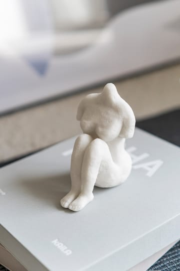Art piece sittande kvinna 14 cm - Off-white - Mette Ditmer