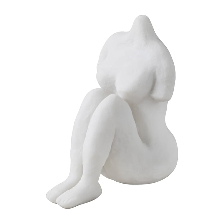 Art piece sittande kvinna 14 cm - Off-white - Mette Ditmer