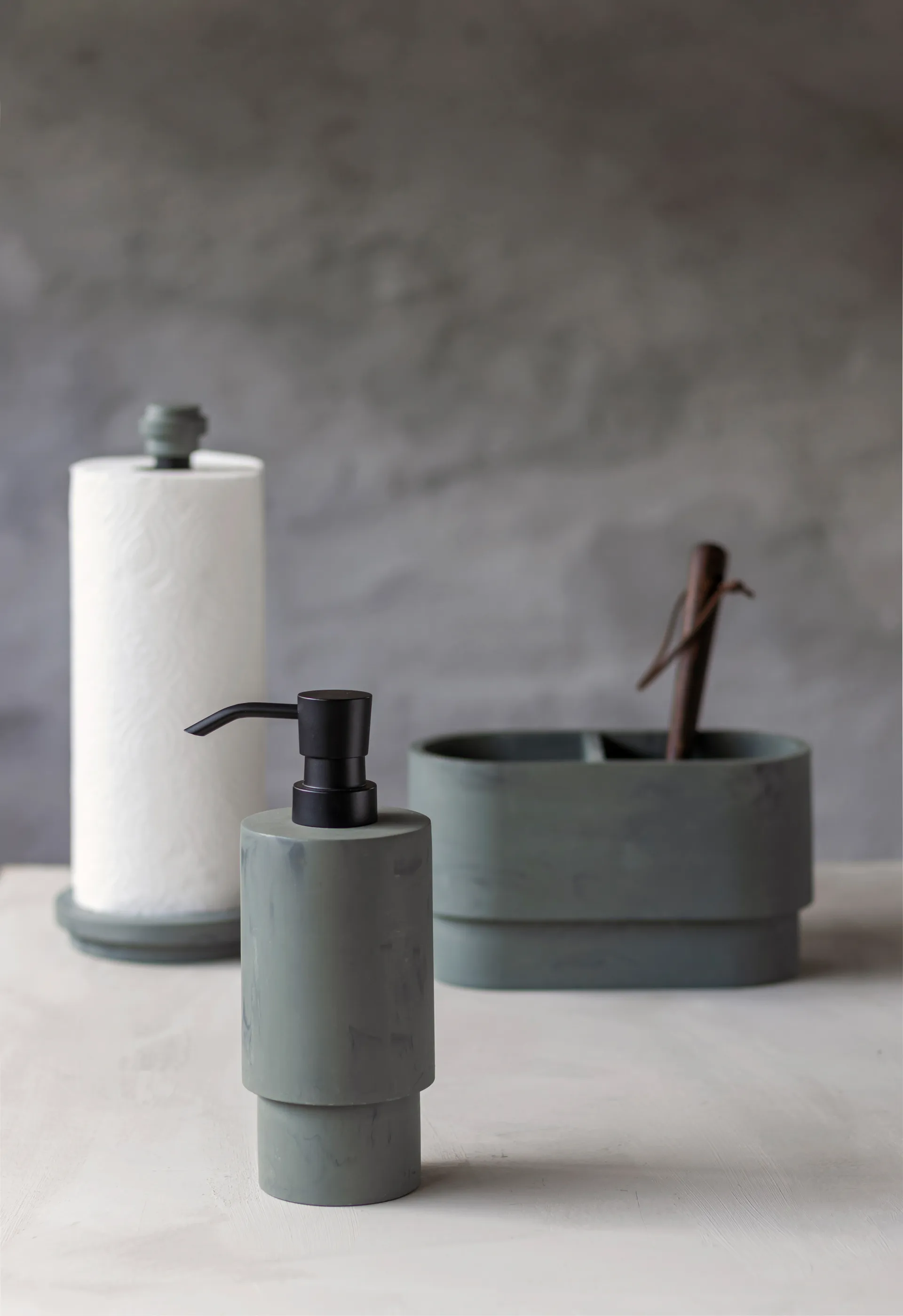 Attitude kitchen tvålpump 19 cm, Thyme green Mette Ditmer