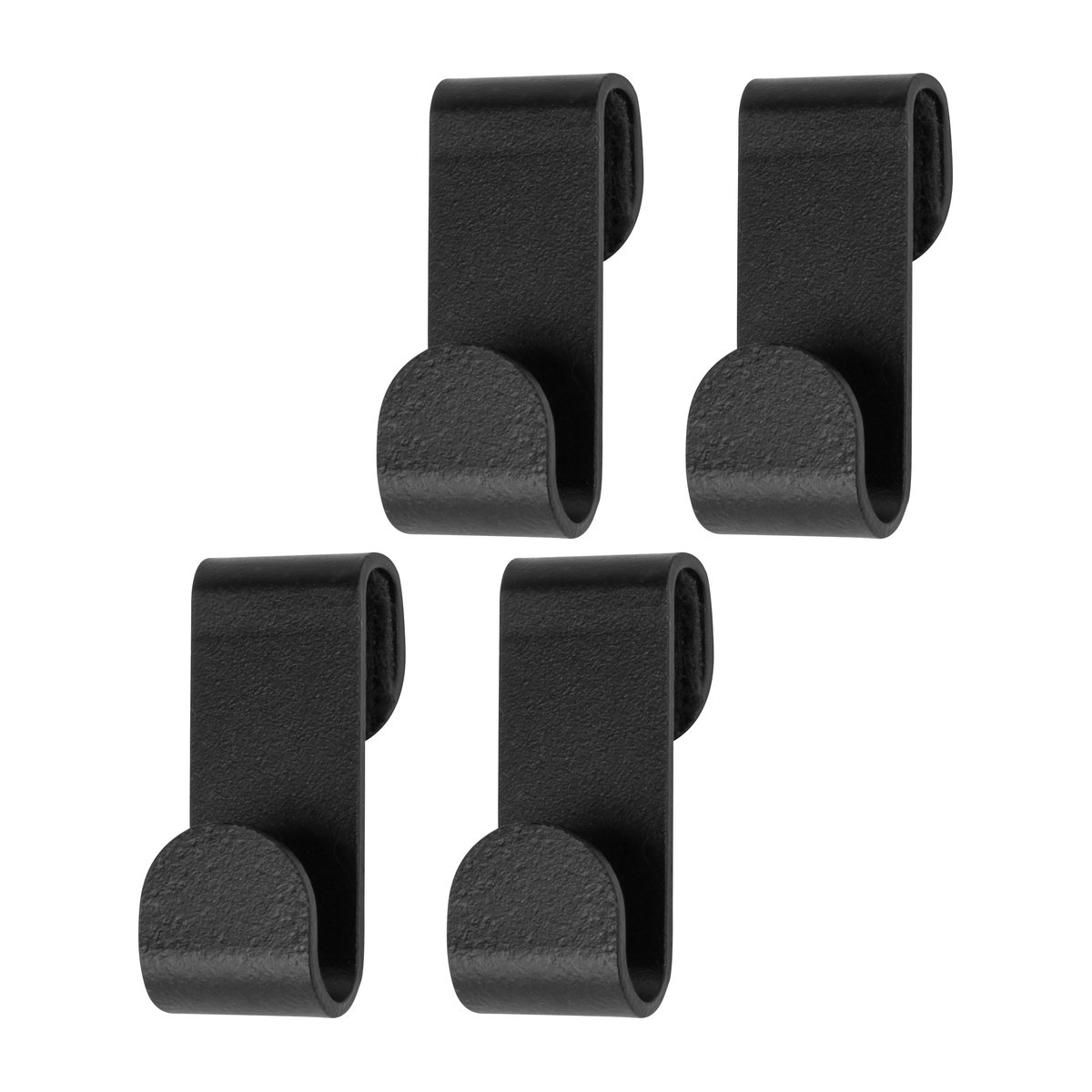 Mette Ditmer Carry krokar 4-pack Black | Skandinavisk Design | Krokar & Hängare | Svart