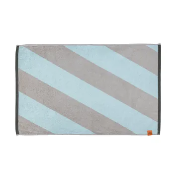 Diagonal badrumsmatta 50x80 cm - Mint - Mette Ditmer