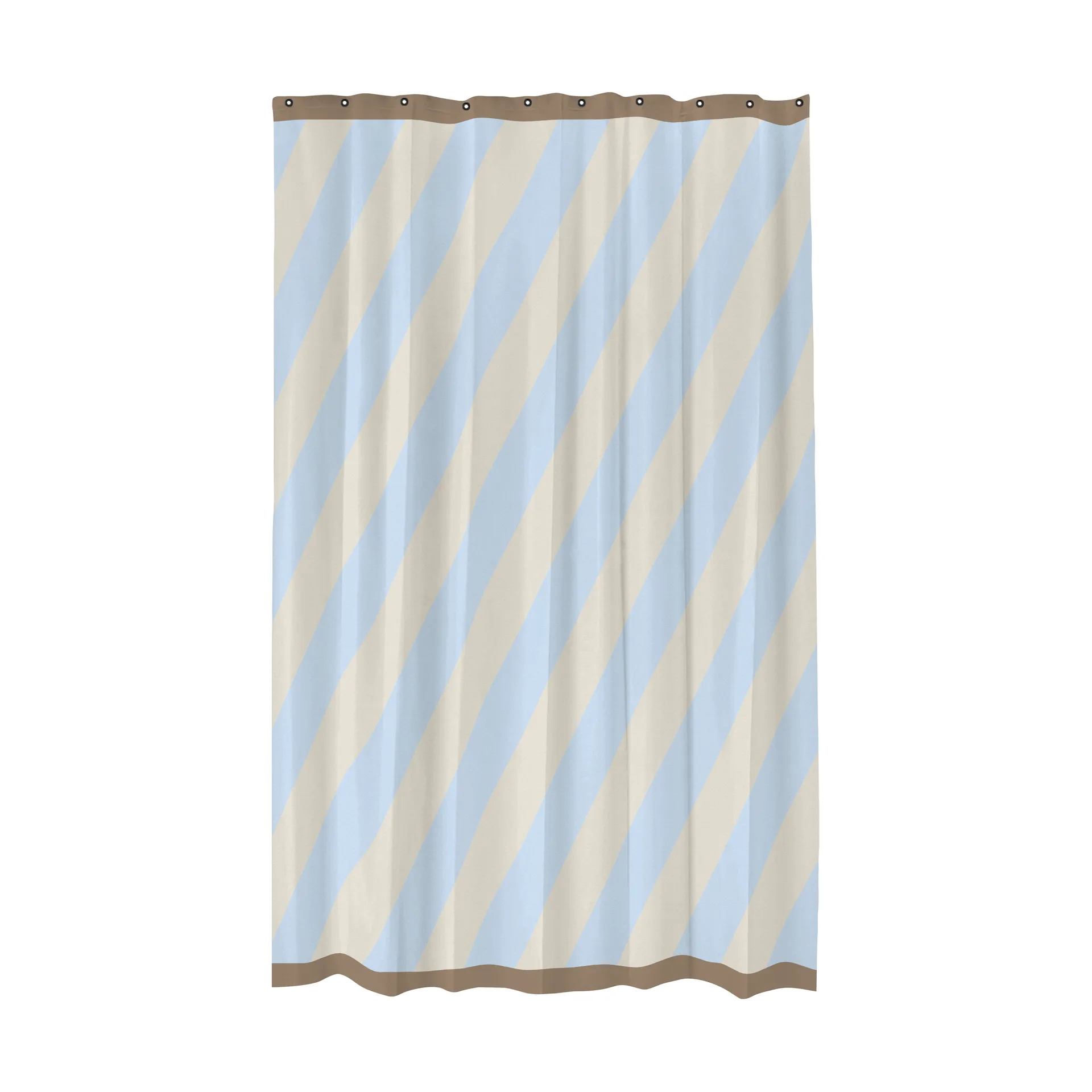 Diagonal duschdraperi 150x200 cm, Light blue Mette Ditmer