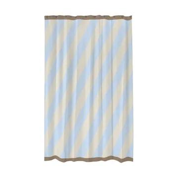 Diagonal duschdraperi 150x200 cm - Light blue - Mette Ditmer