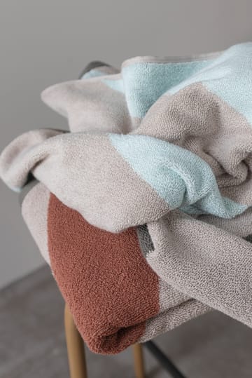 Diagonal handduk - Mint, 50x90 cm - Mette Ditmer