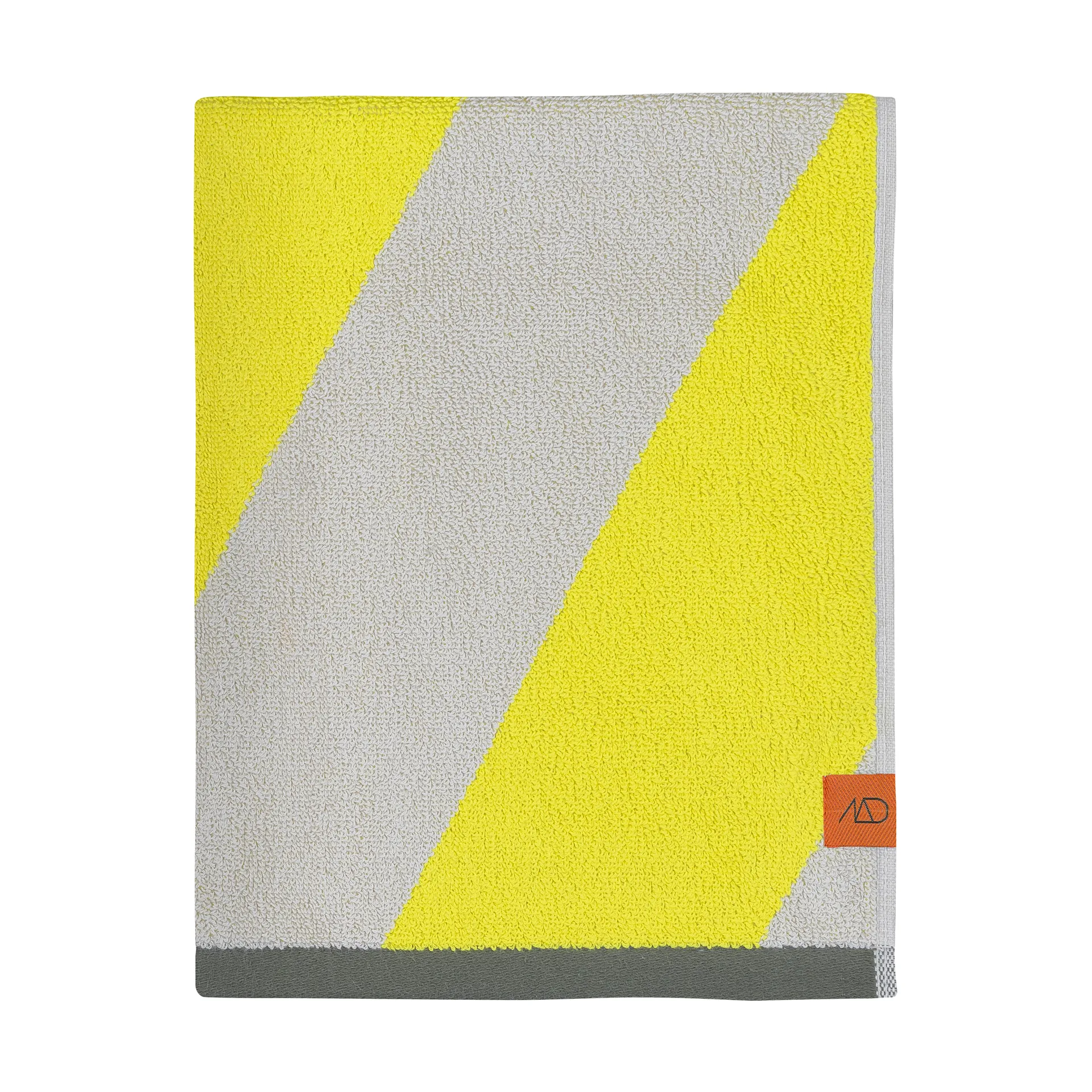 Diagonal handduk, Yellow, 50x90 cm Mette Ditmer