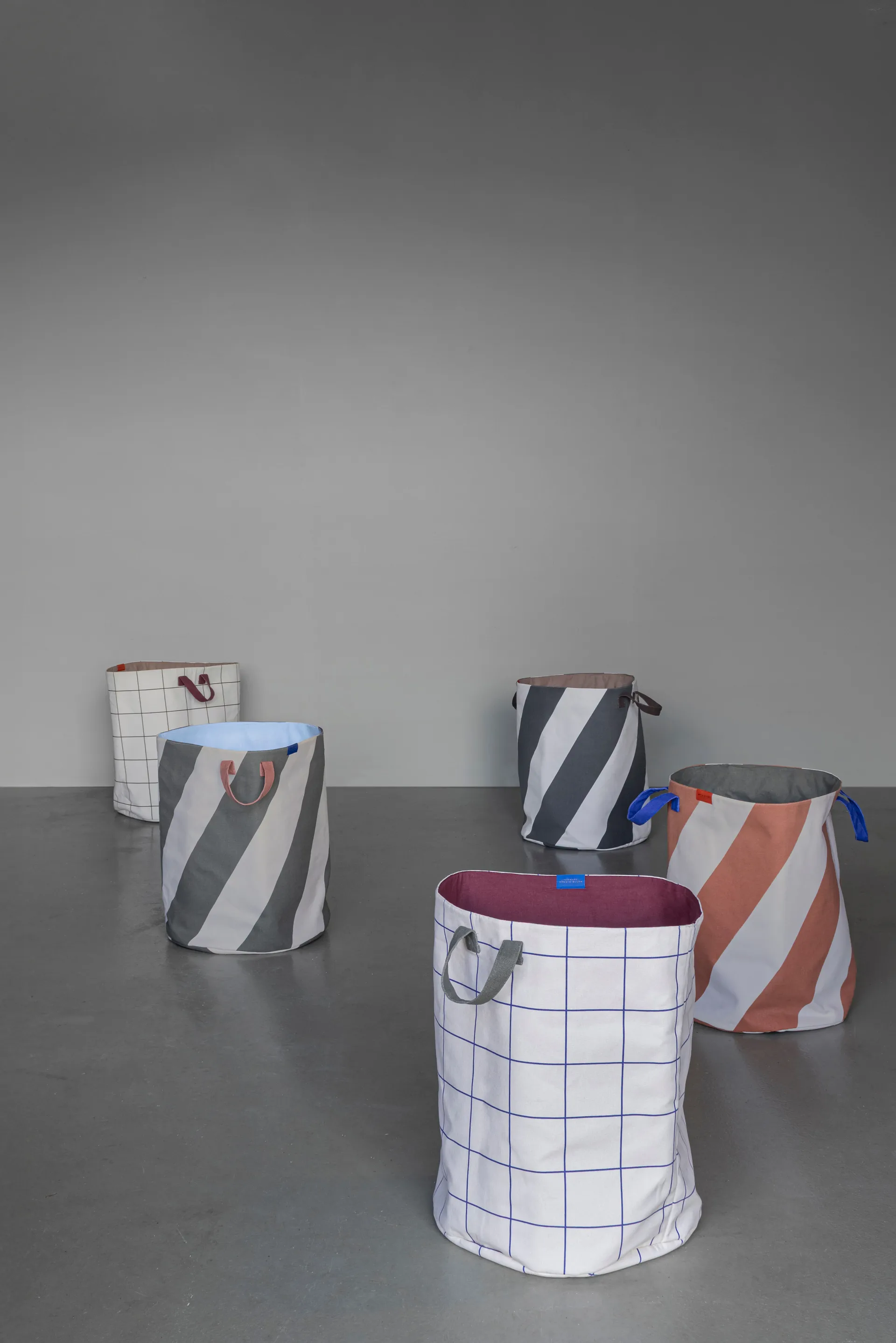 Diagonal tvättkorg Ø40x50 cm, Brick-sand Mette Ditmer