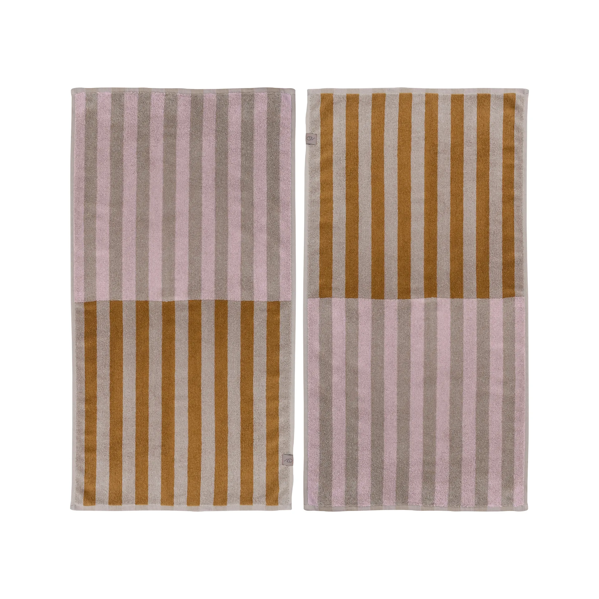 Disorder gästhanddtuk 2-pack, Powder rose Mette Ditmer