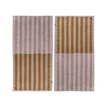 Disorder gästhanddtuk 2-pack - Powder rose - Mette Ditmer