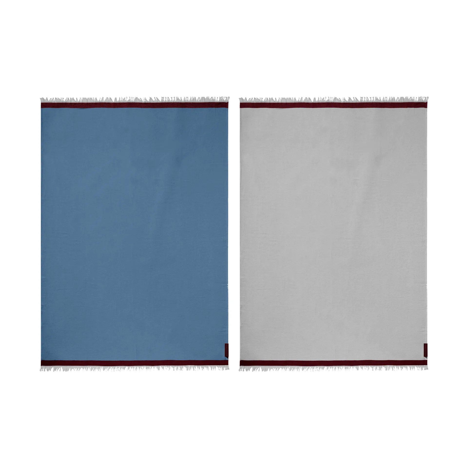 Duet pläd, Blue-Beige (blå-beige), 130x175 cm Mette Ditmer