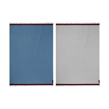 Duet pläd - Blue-Beige (blå-beige), 130x175 cm - Mette Ditmer