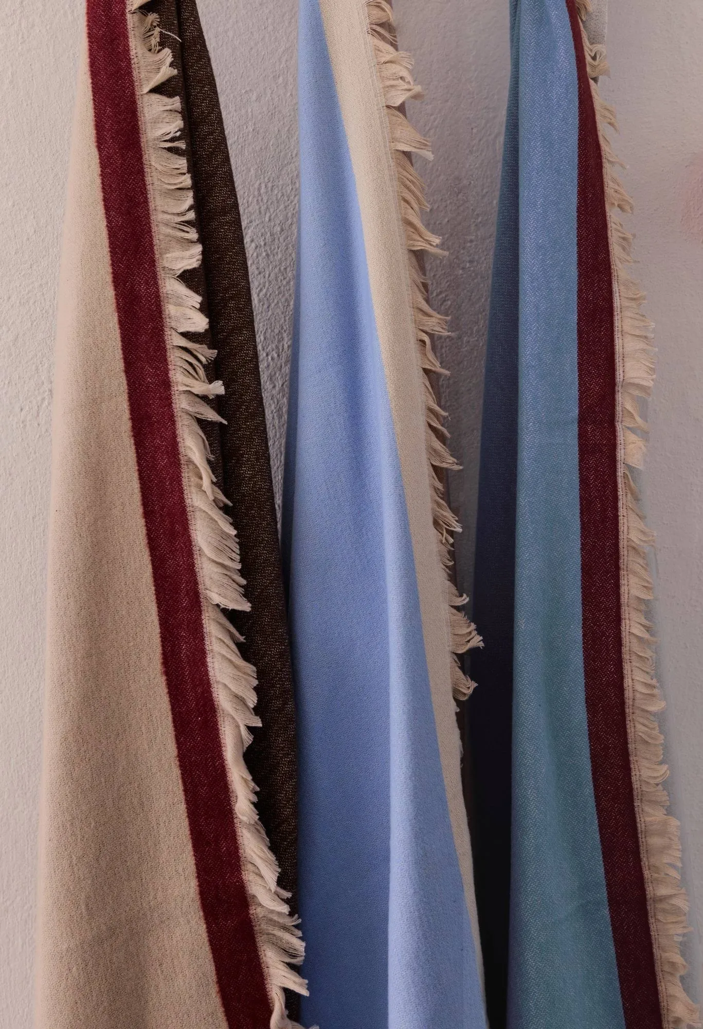 Duet pläd, Blue-Beige (blå-beige), 130x175 cm Mette Ditmer