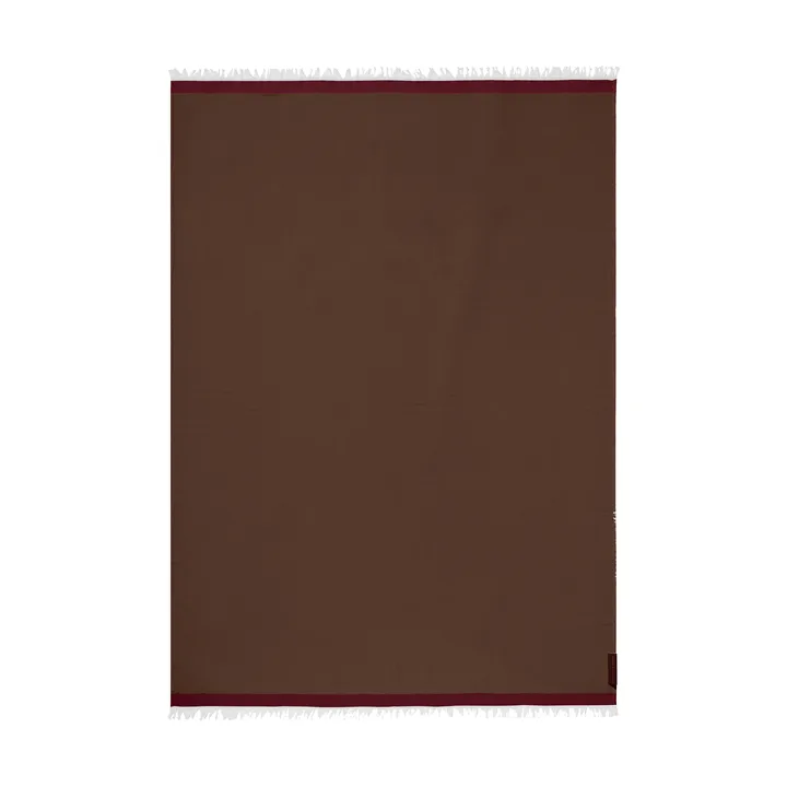 Duet pläd - Brown-Beige (brun-beige), 130x175 cm - Mette Ditmer