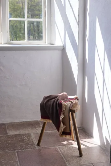 Duet pläd - Brown-Beige (brun-beige), 130x175 cm - Mette Ditmer