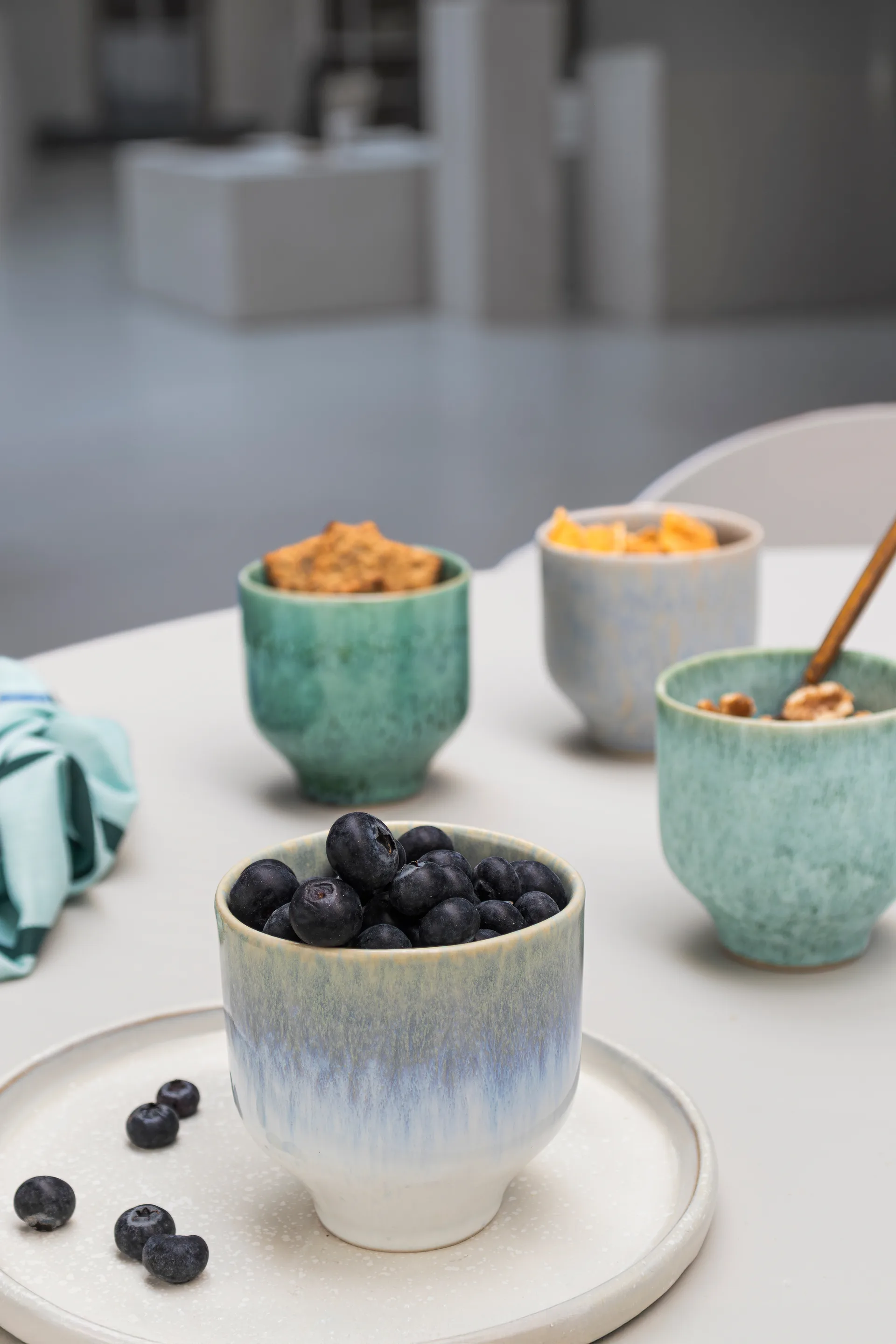 Elements mugg 2-pack, Blue Mette Ditmer