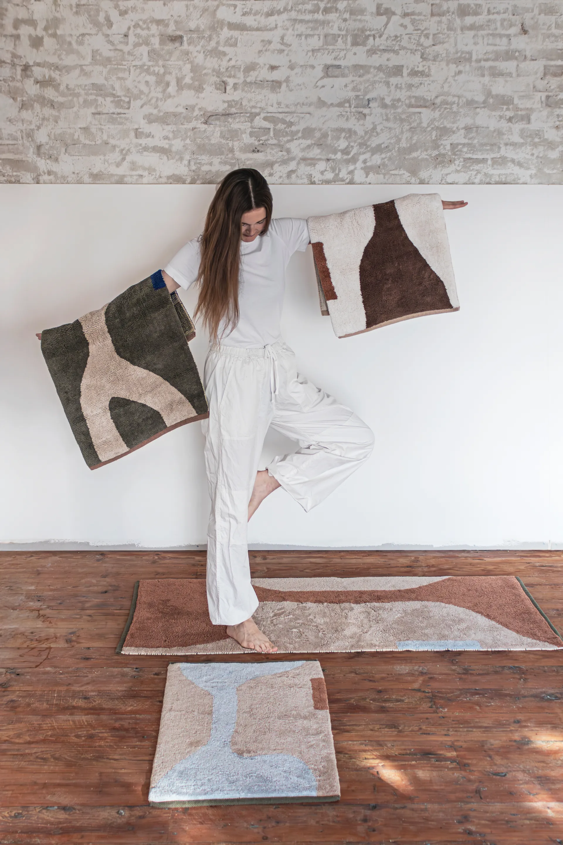 Figura matta, Brown, 50x80 cm Mette Ditmer