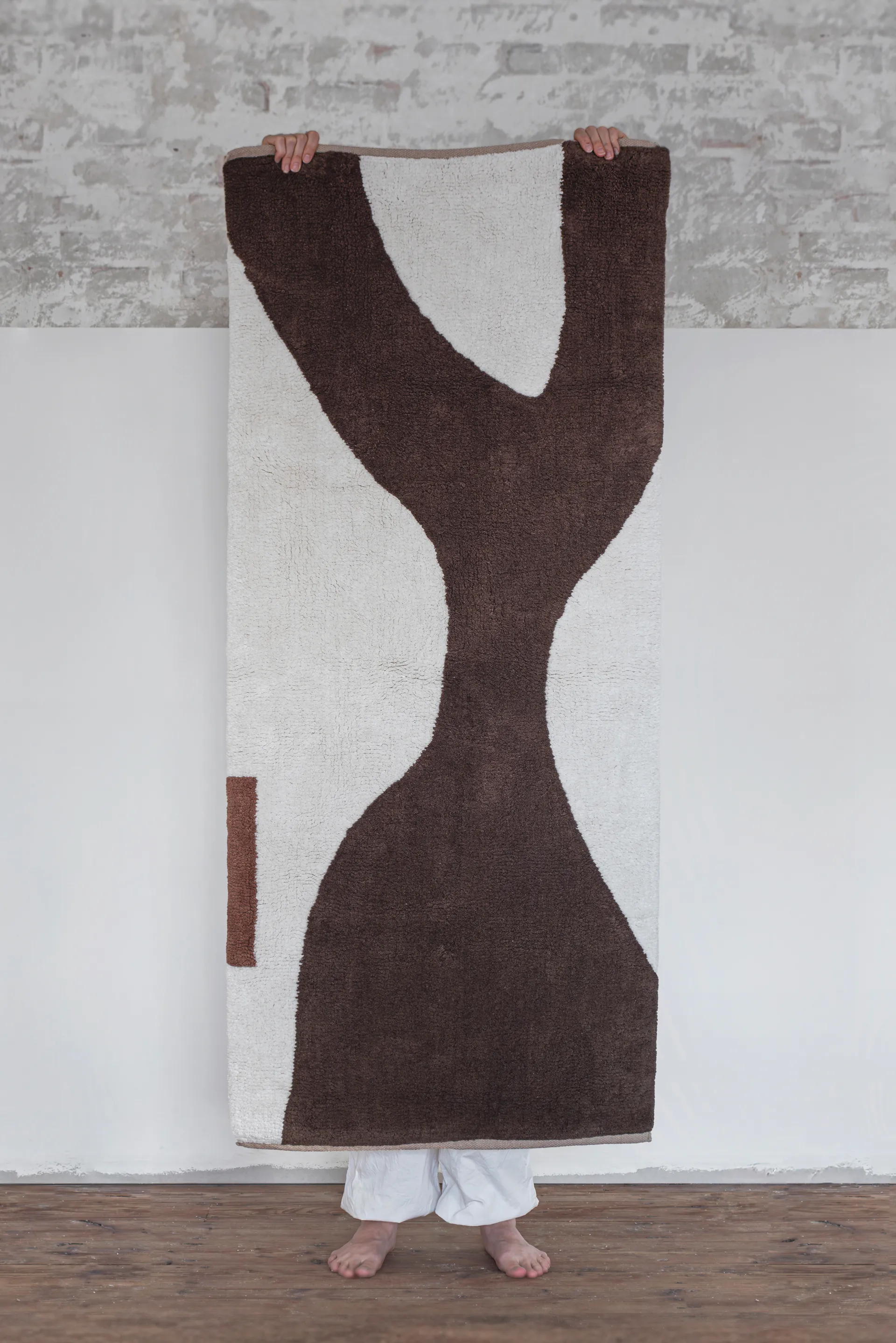 Figura matta, Brown, 70x150 cm Mette Ditmer