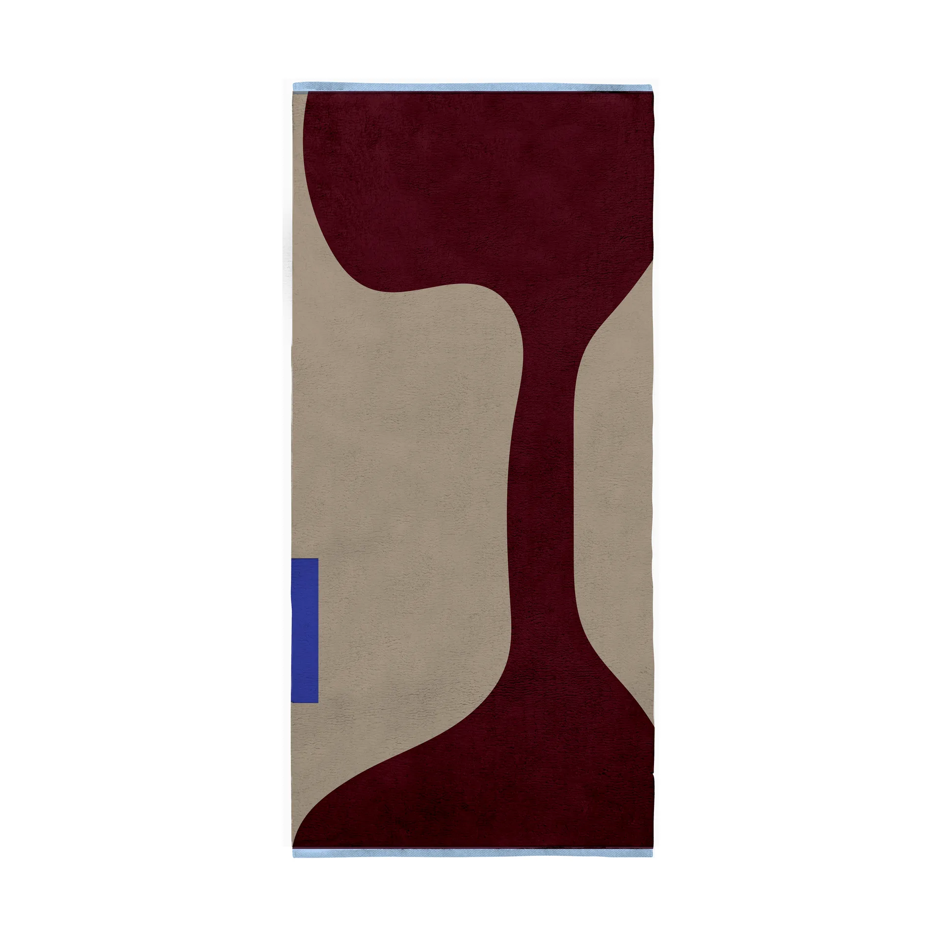 Figura matta, Red-Beige, 70x150 cm Mette Ditmer
