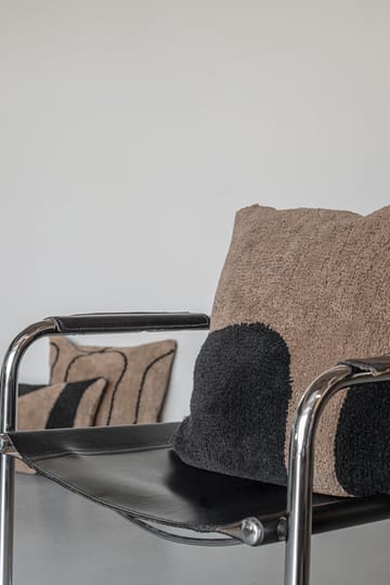 Figura tuftat kuddfodral 50x50 cm - Brown - Mette Ditmer