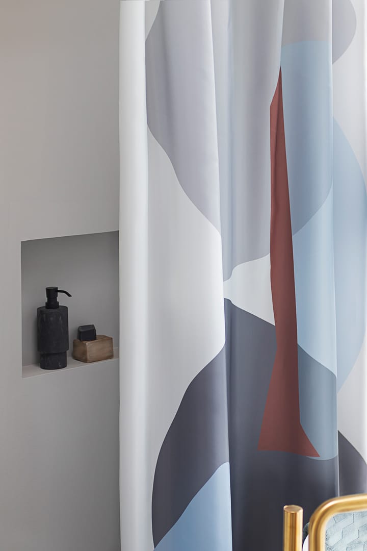 Gallery duschdraperi 150x200 cm - Light grey - Mette Ditmer