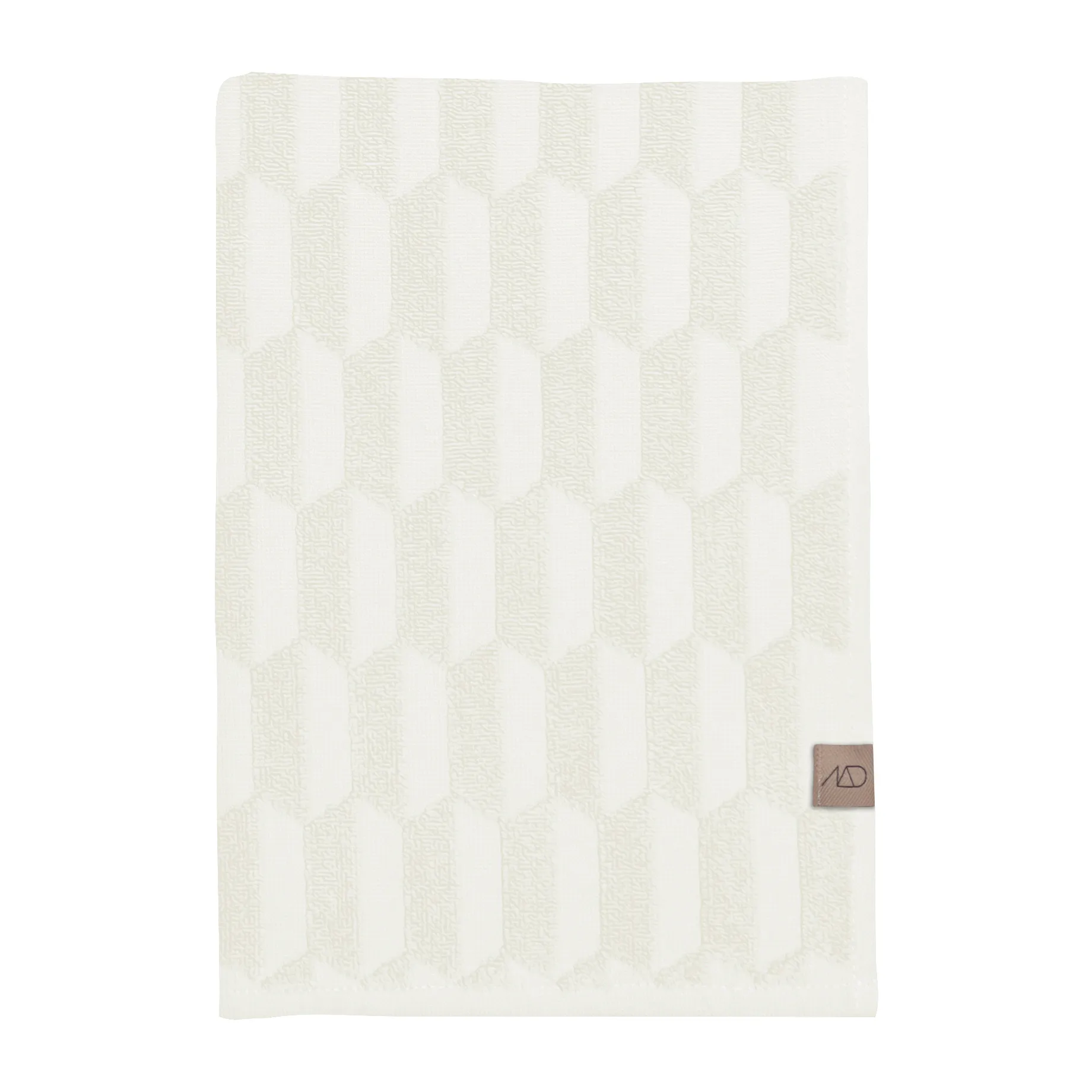 Geo badhandduk 70x133 cm, Off white Mette Ditmer