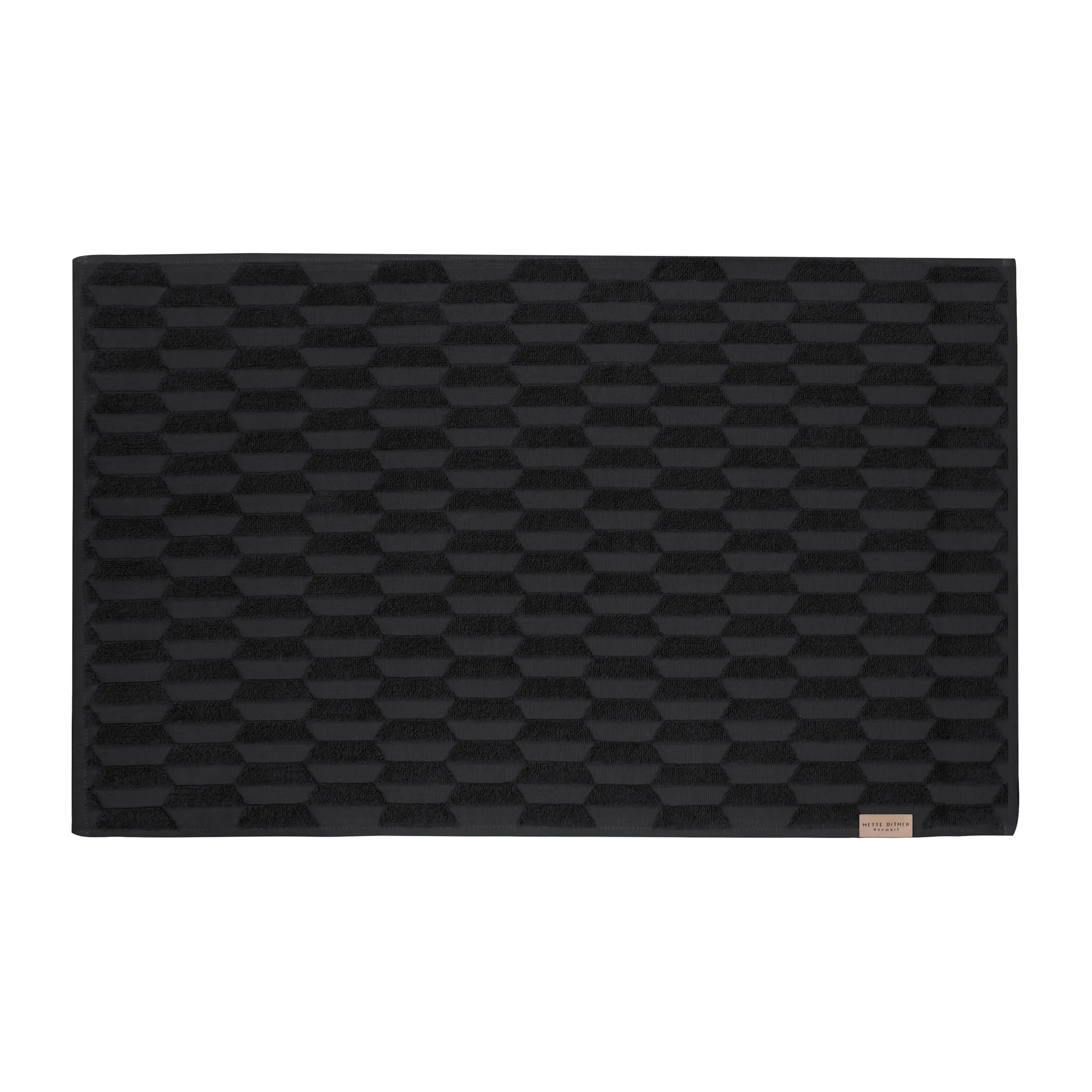 Geo badrumsmatta 50x80 cm, Black Mette Ditmer