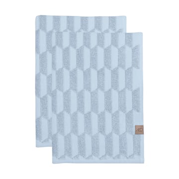 Geo gästhandduk 2-pack - Light Blue - Mette Ditmer