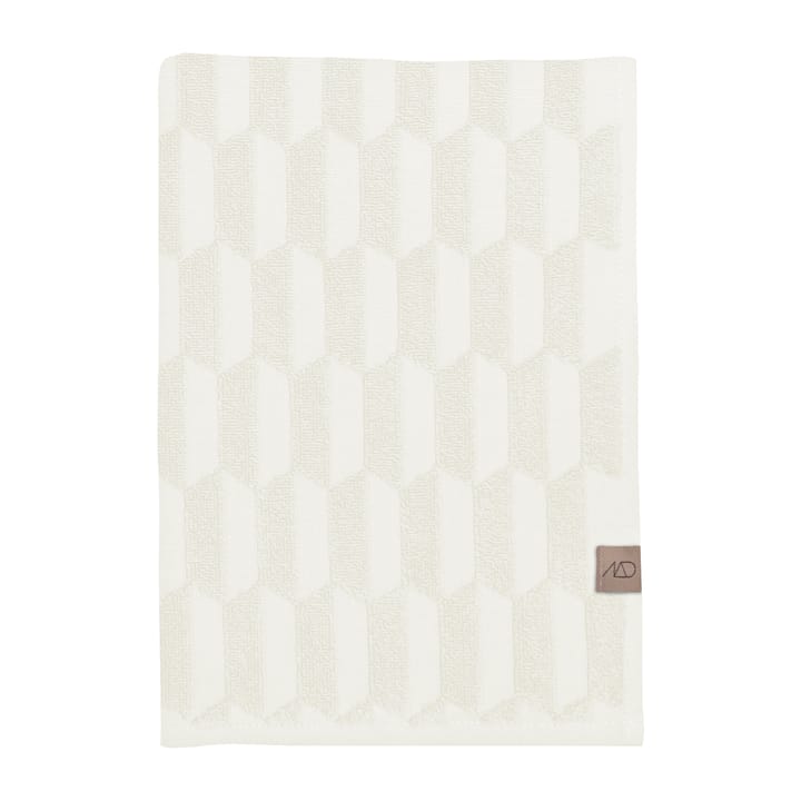 Geo gästhandduk 2-pack - Off white - Mette Ditmer