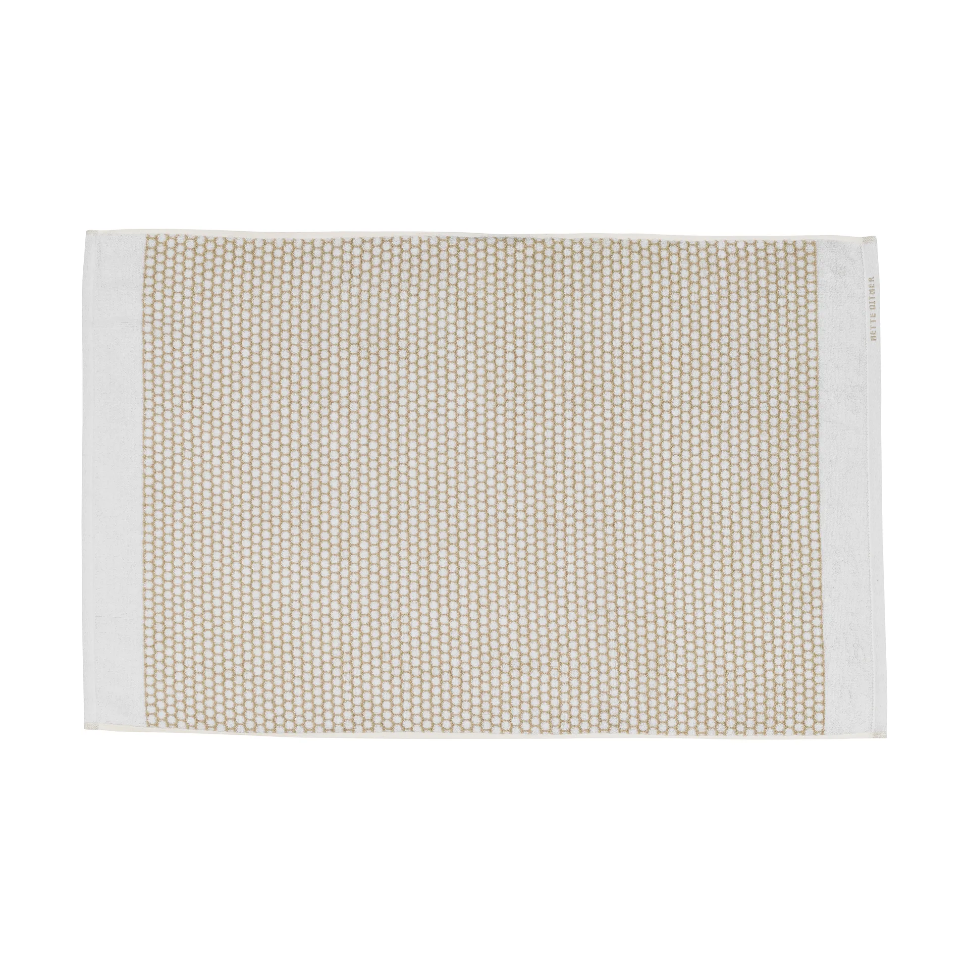 Grid badrumsmatta 50x80 cm, Sand-off white Mette Ditmer