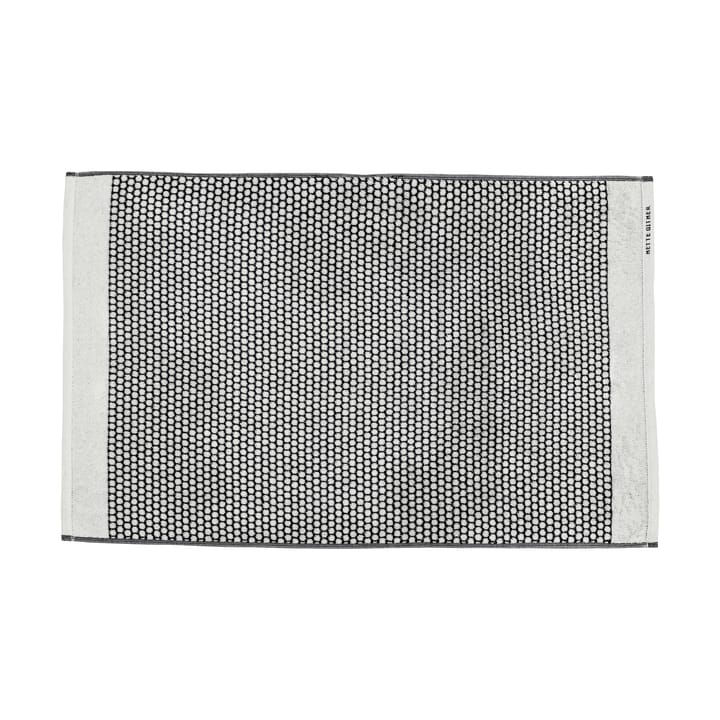 Grid badrumsmatta 50x80 cm - Svart-off white - Mette Ditmer