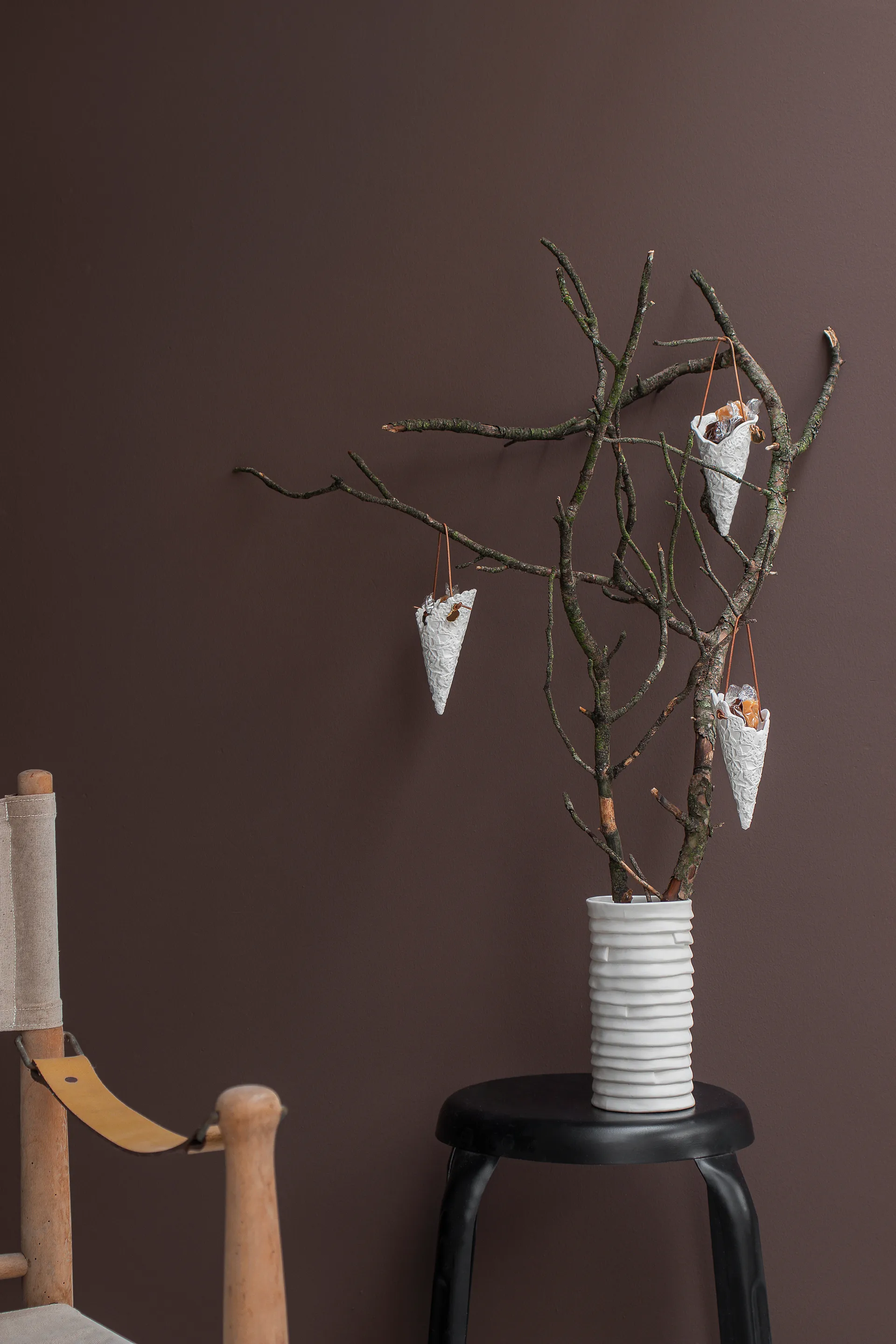 Lace julstrut 2-pack, Off-white Mette Ditmer