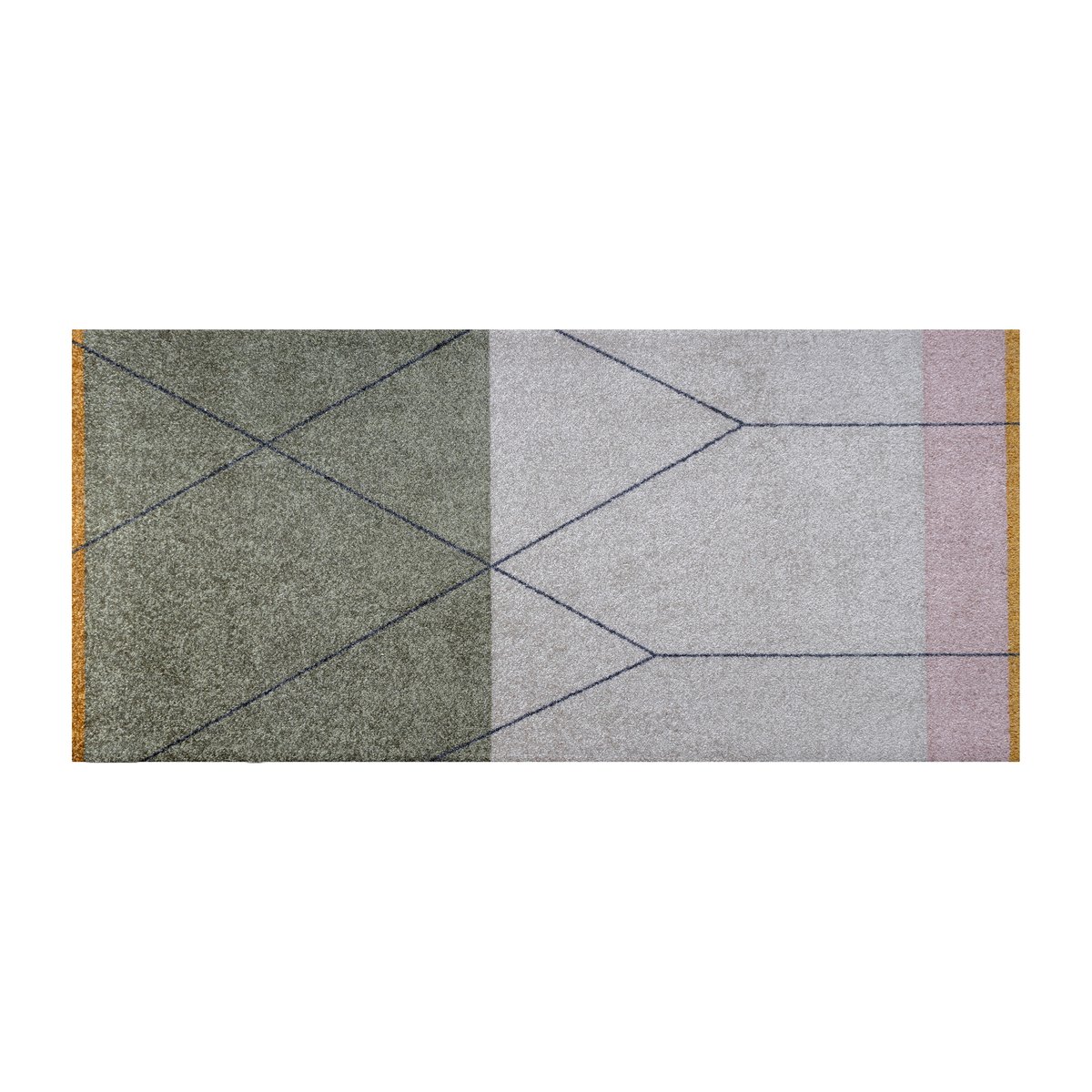 Mette Ditmer Linea matta allround Thyme | Skandinavisk Design | Plastmattor | Grå