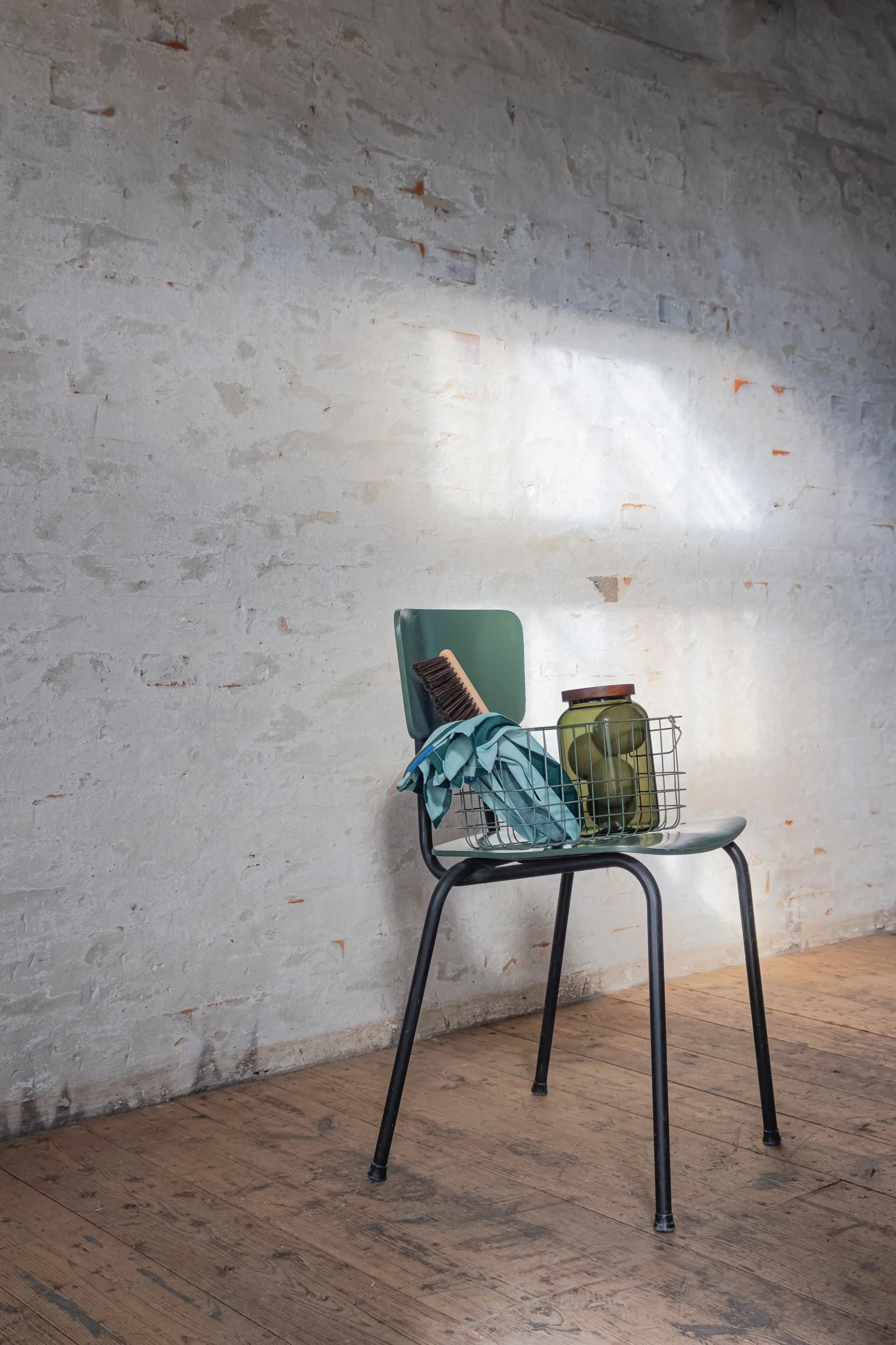 Luna burk med lock large 20 cm, Dark forest Mette Ditmer