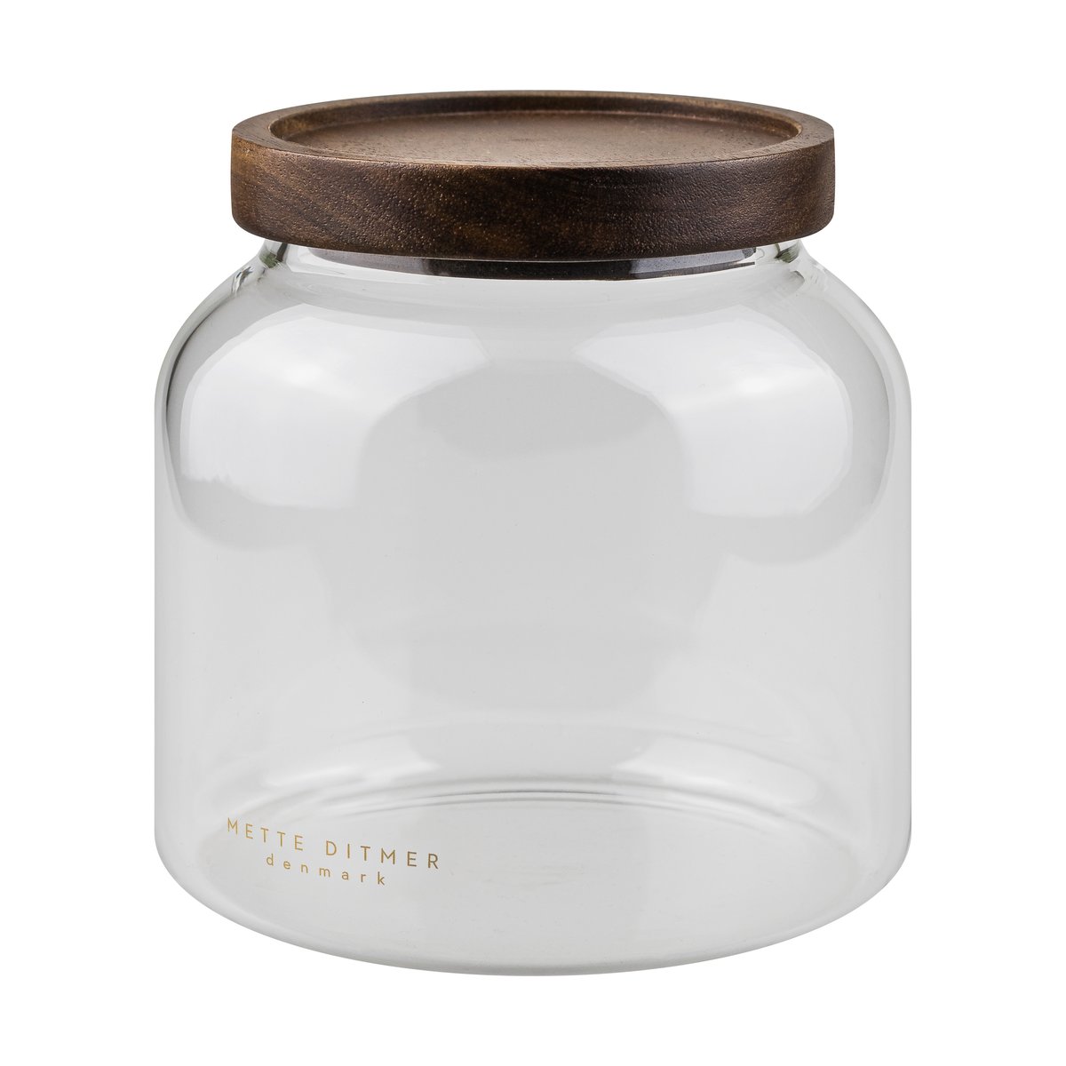 Mette Ditmer Luna burk med lock small 13 cm Transparent