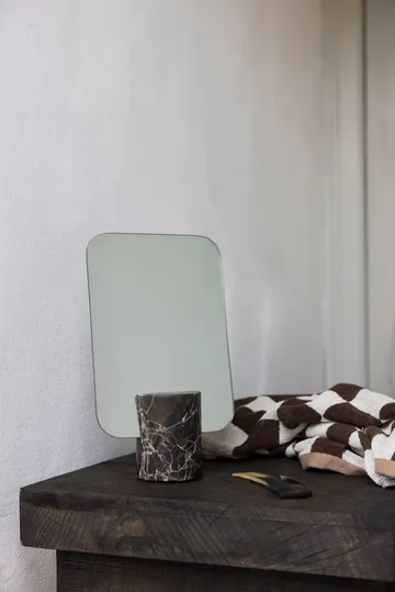 Marble bordsspegel - Brown, 30 cm - Mette Ditmer
