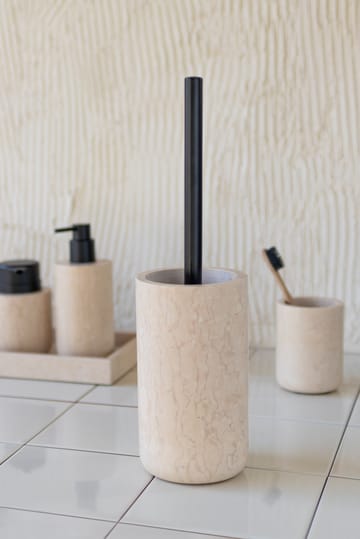 Marble toalettborste 36 cm - Sand - Mette Ditmer