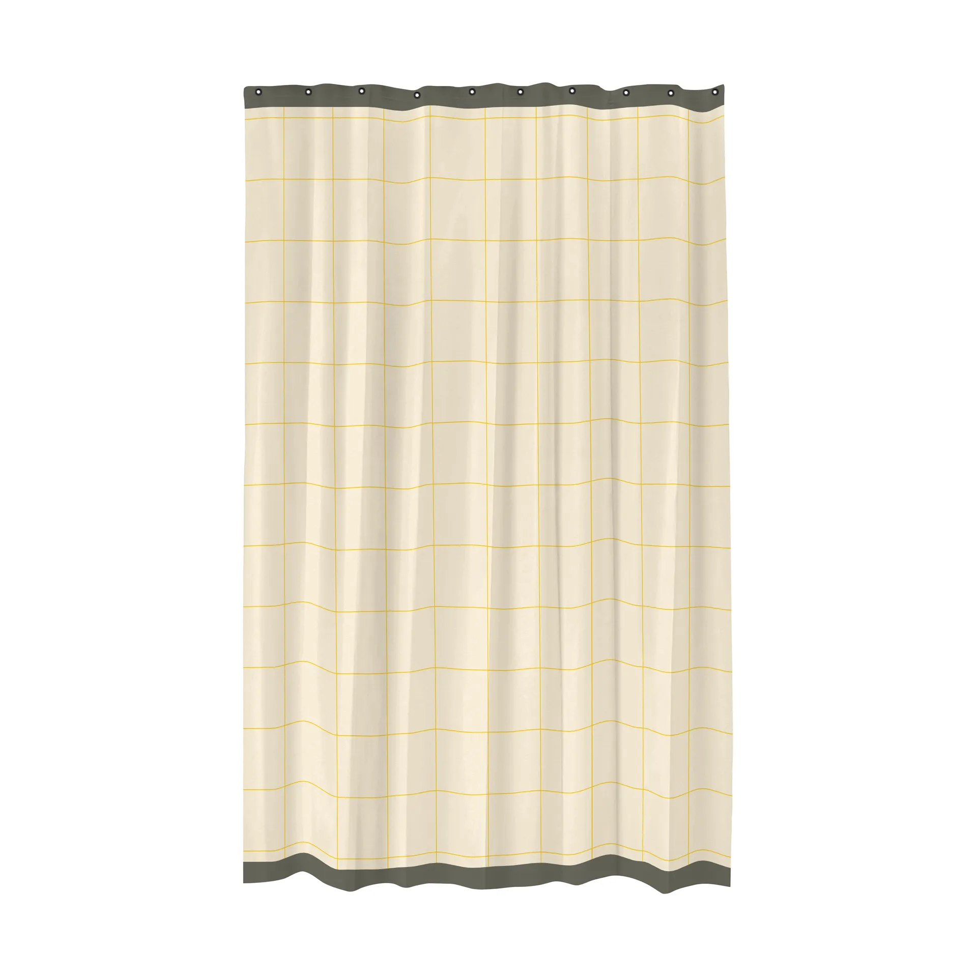 Mesh duschdraperi 150x200 cm, Yellow Mette Ditmer
