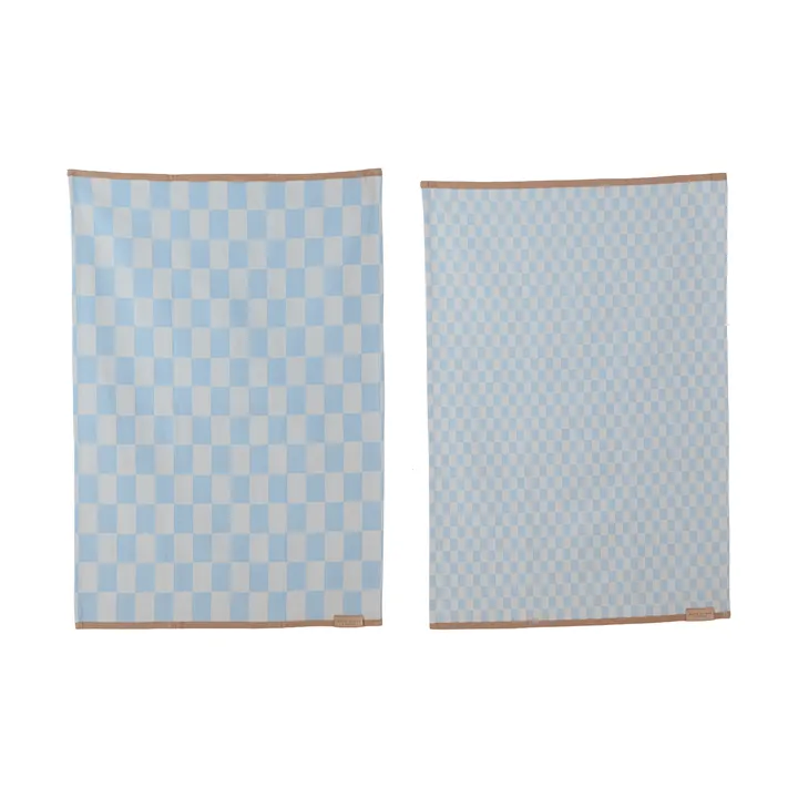 Mini-Max kökshandduk 2-pack - Blue (blå), 50x70 cm - Mette Ditmer