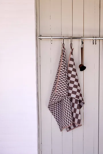 Mini-Max kökshandduk 2-pack - Brown (brun), 50x70 cm - Mette Ditmer