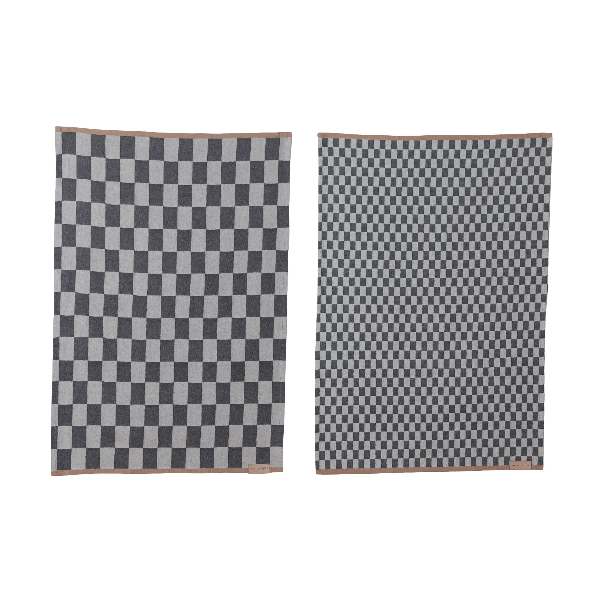 Mini-Max kökshandduk 2-pack, Gray (grå), 50x70 cm Mette Ditmer