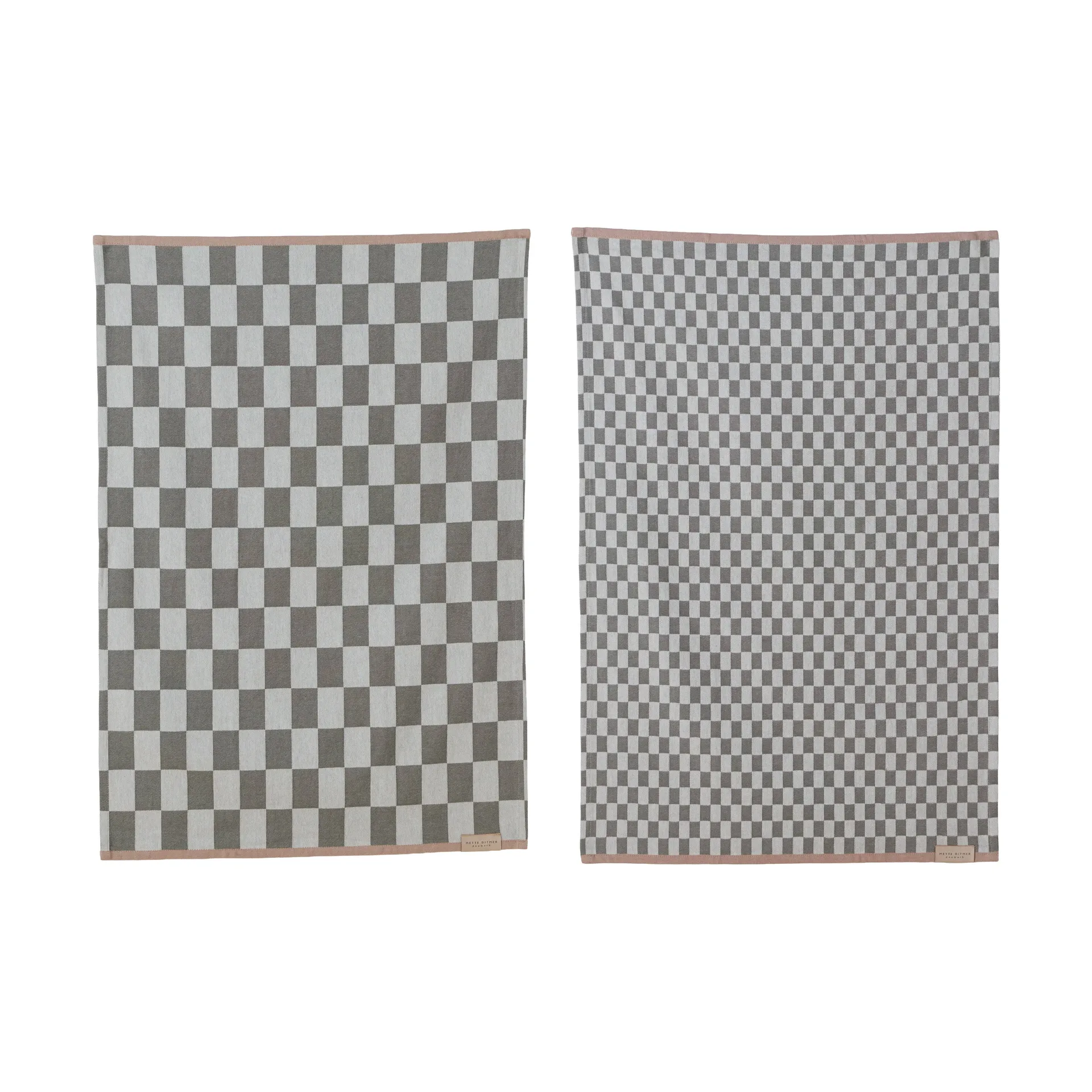 Mini-Max kökshandduk 2-pack, Gray (grå), 50x70 cm Mette Ditmer