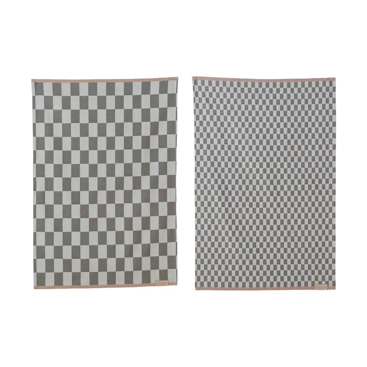 Mini-Max kökshandduk 2-pack - Gray (grå), 50x70 cm - Mette Ditmer