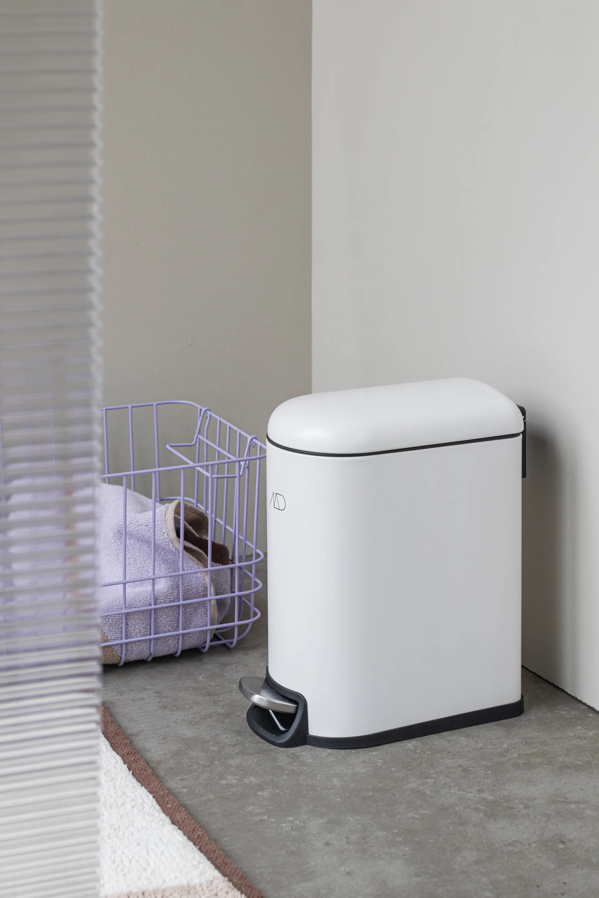 Mini-Walther pedalhink 5 L, Off-white Mette Ditmer