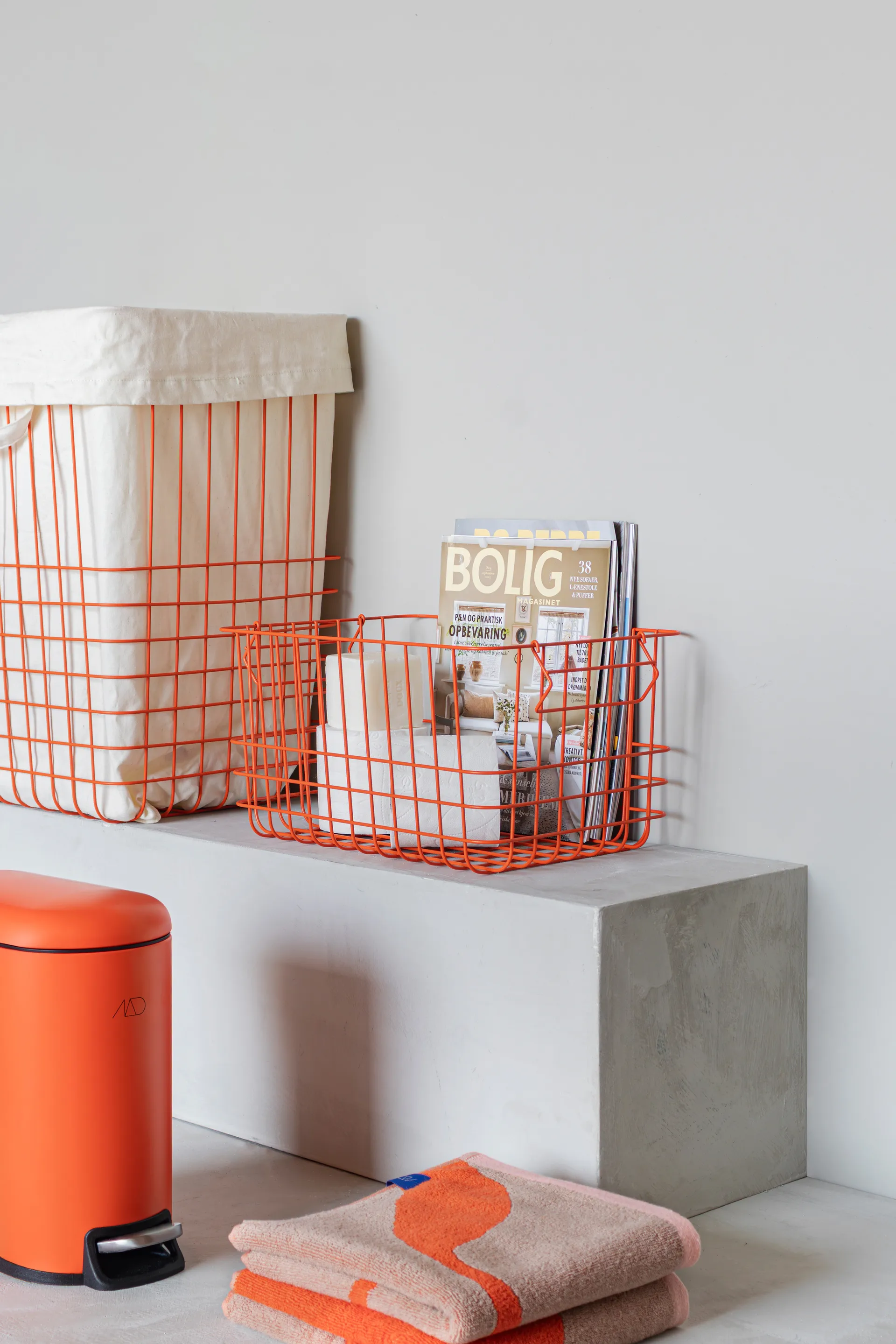 Mini-Walther pedalhink 5 L, Orange Mette Ditmer