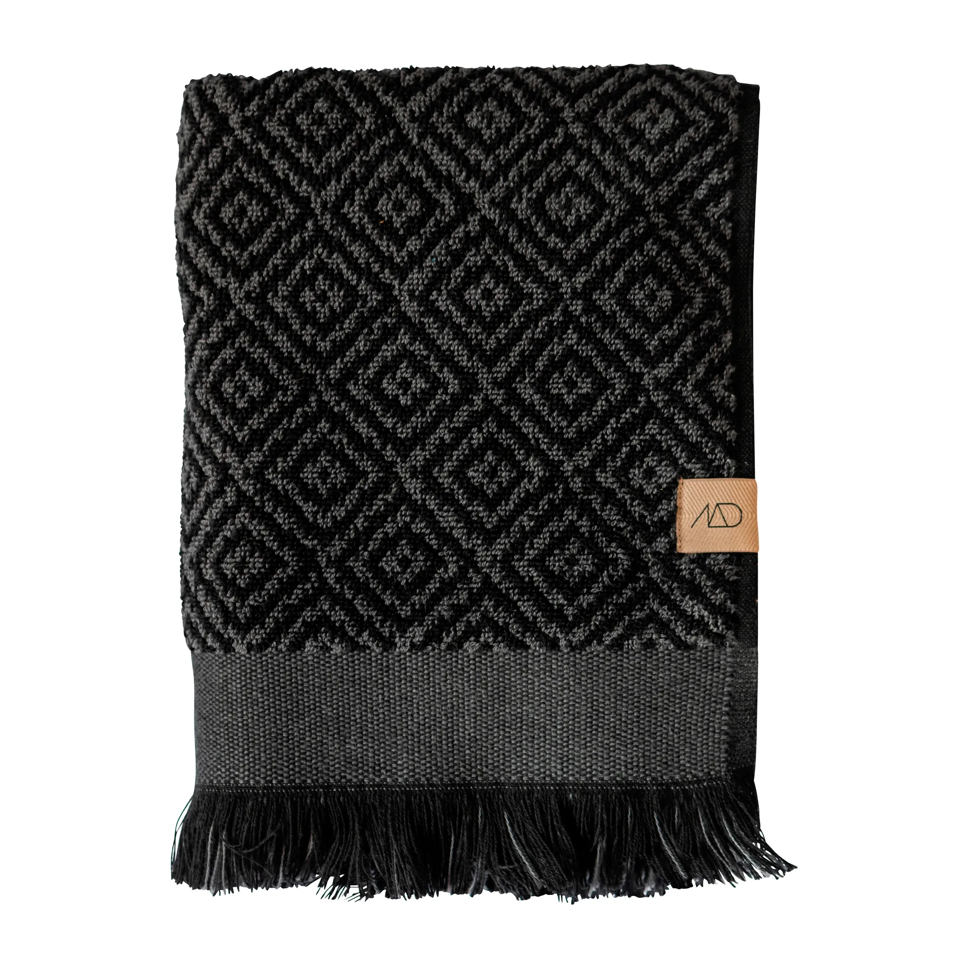 Morocco handduk 70x135 cm, Black-grey Mette Ditmer