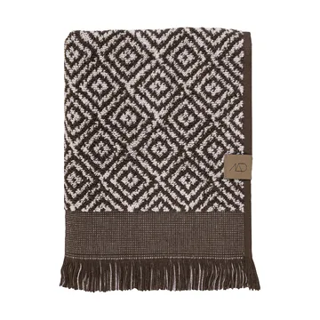 Morocco handduk 70x135 cm - Chocolate-off-white - Mette Ditmer